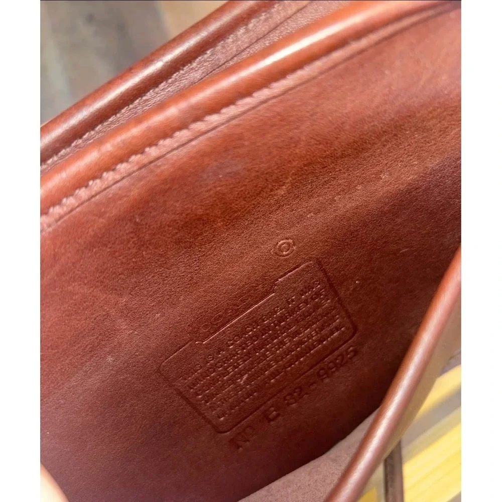 Coach 9925 Vintage Carnival Crossbody Bag Chocolate Brown USA